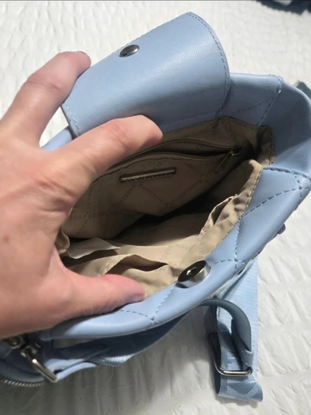Steve Madden Blibby Crossbody Bag Blue - Picture 8 of 11